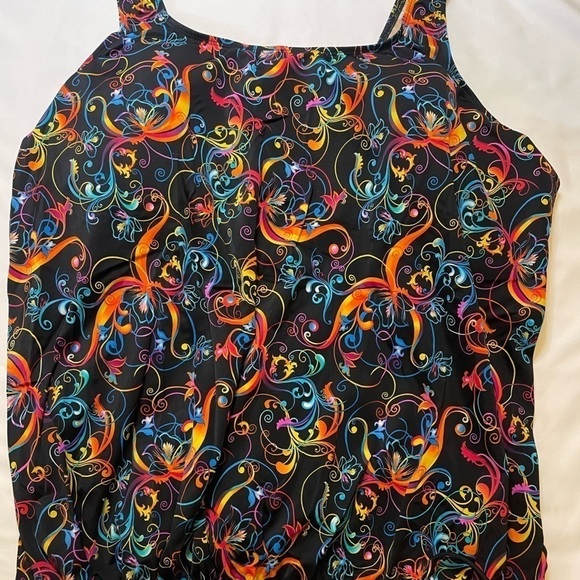 T.H.E Blouson Day Dreaming Tangerine swim top - Picture 2 of 11